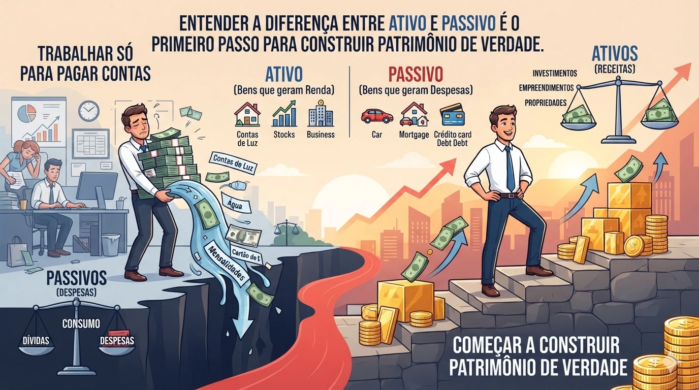 O que é ativo e passivo nas finanças pessoais