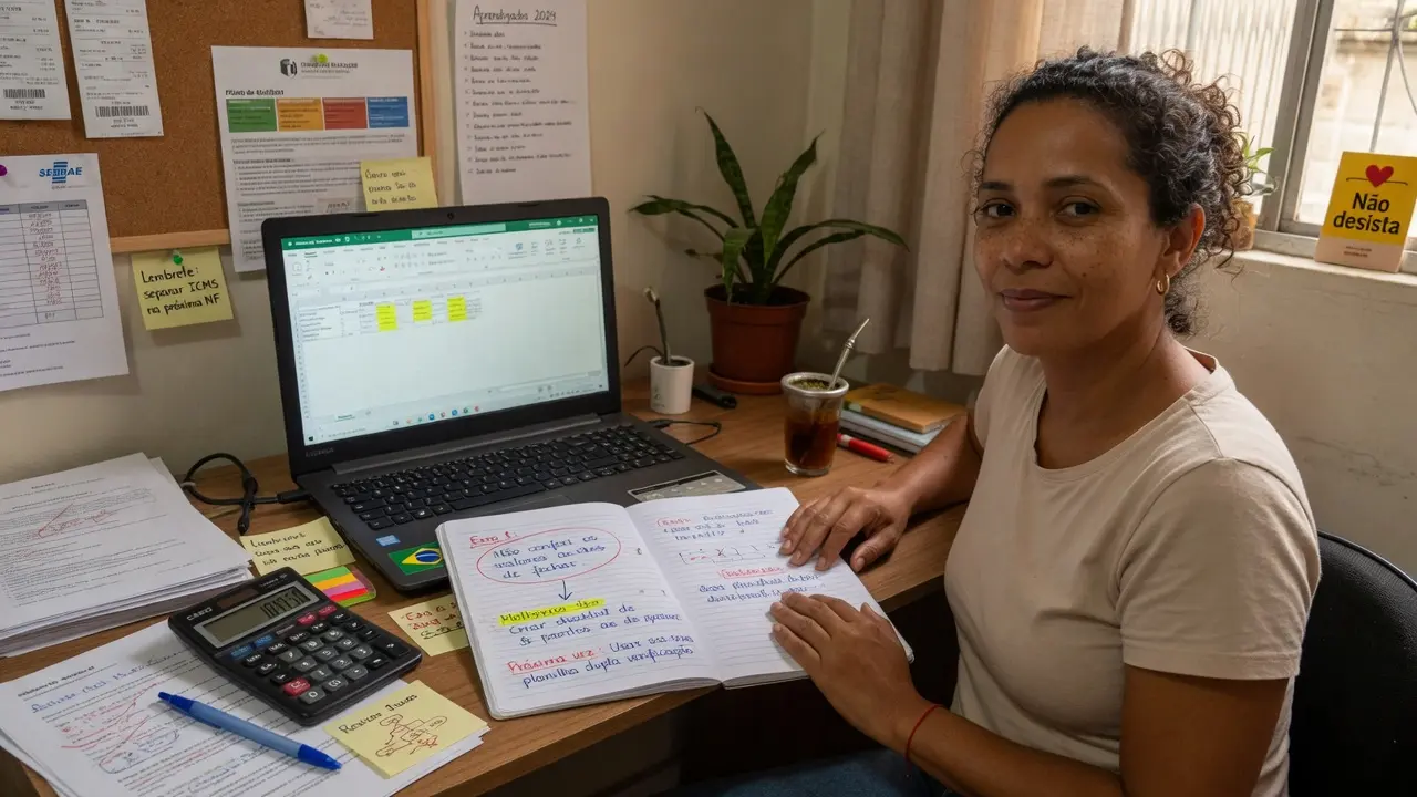 Pessoa mais consciente após corrigir padrões financeiros