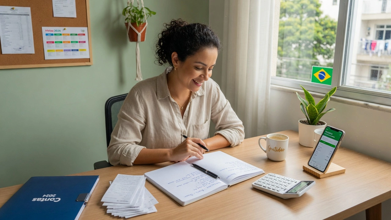 Pessoa consciente depois de identificar desperdícios financeiros