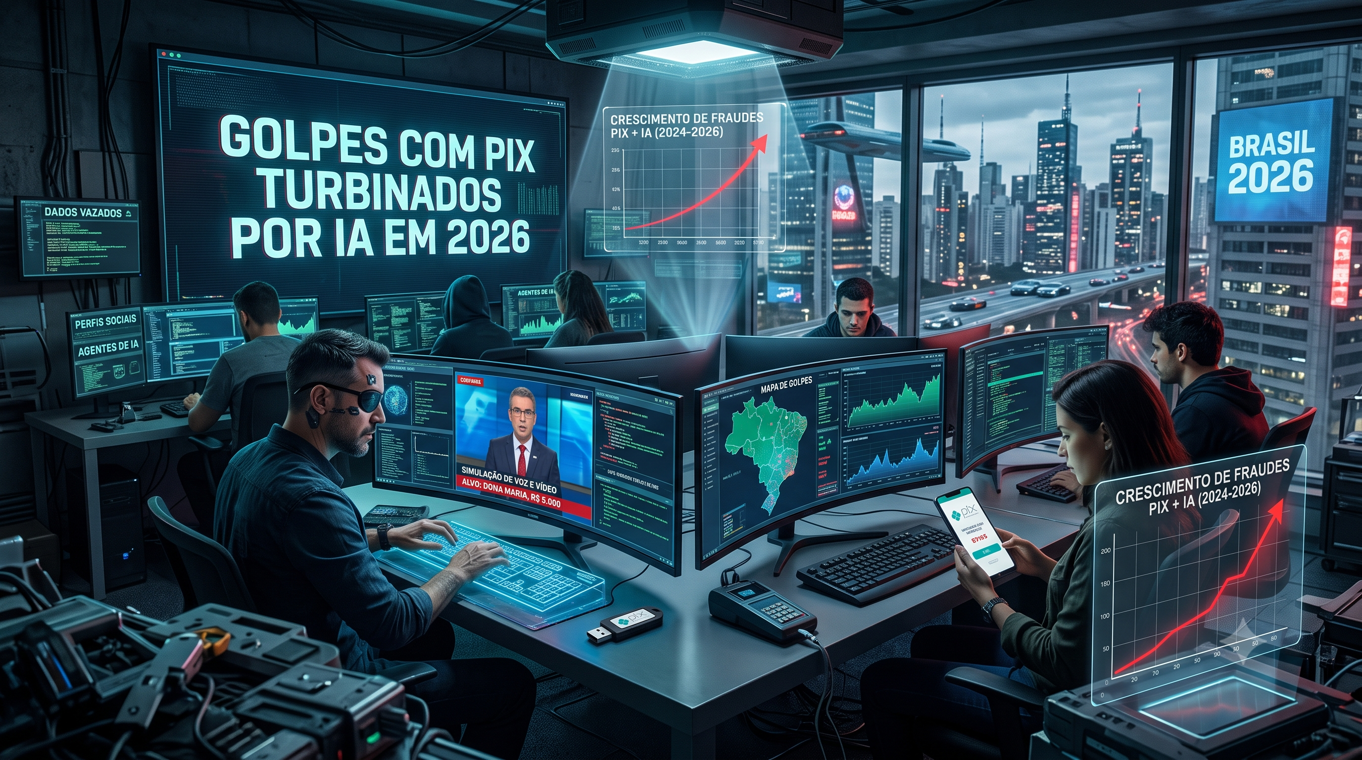 Golpes com Pix Turbinados por Inteligência Artificial em 2026: Como Identificar e Se Proteger