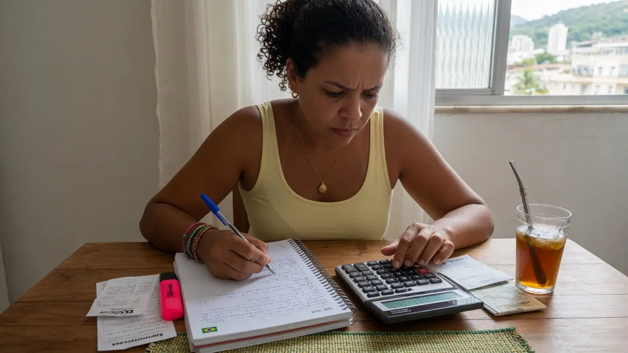 Poupança automatizada representada de forma visual e organizada