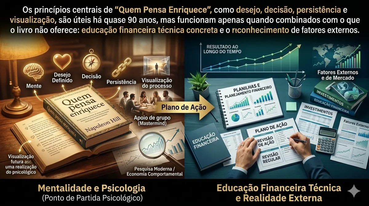 Pessoa organizando metas financeiras de forma consistente ao longo do tempo