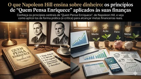 O que Napoleon Hill ensina sobre dinheiro