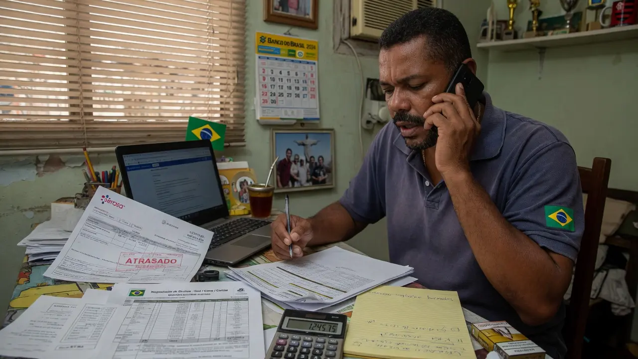 Pessoa analisando proposta de negociação com cautela