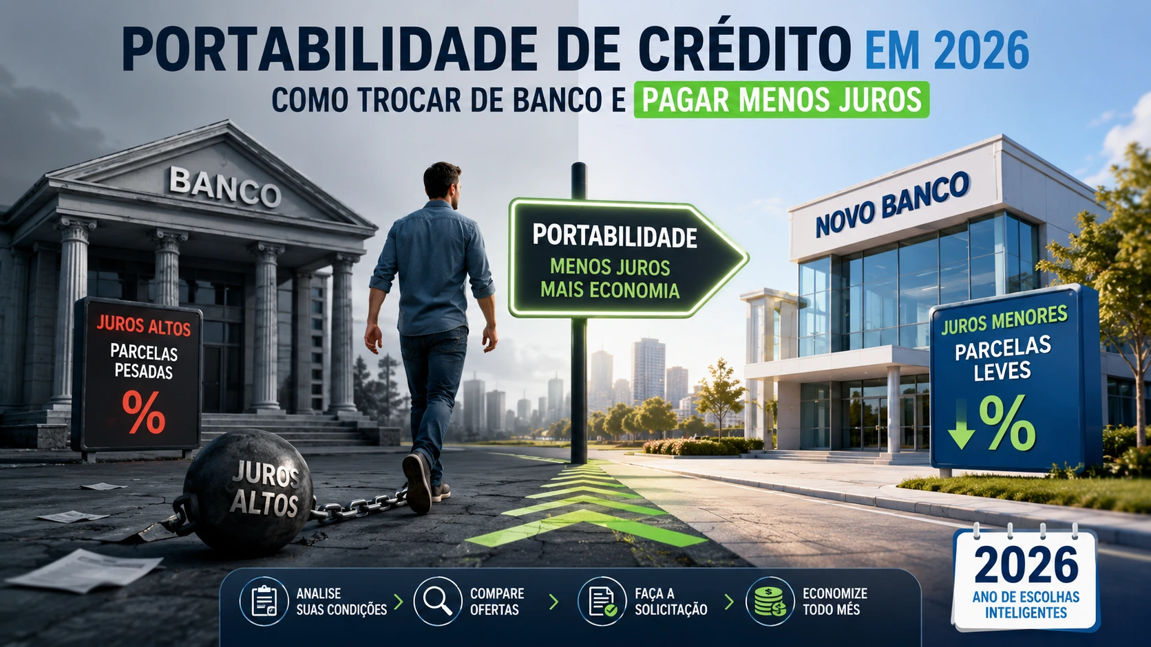 Portabilidade de Crédito em 2026: Como Trocar de Banco e Pagar Menos Juros