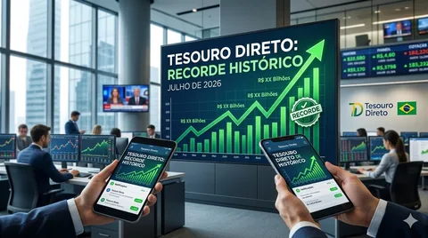 Tesouro Direto Bate Recorde em Julho de 2026: Como Investir a Partir de R$ 1