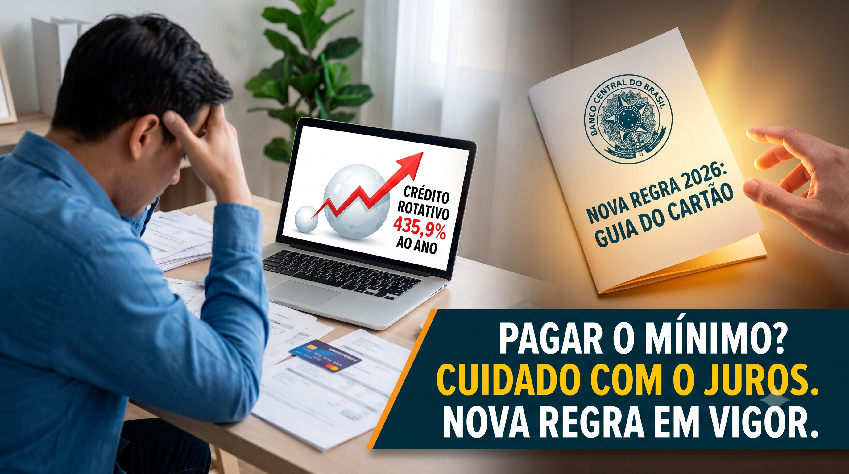 Novo Teto dos Juros do Rotativo do Cartão de Crédito em 2026: O Que Muda na Sua Dívida